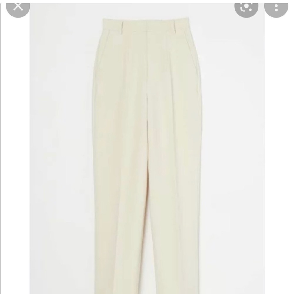 MOUSSY NWT white straight leg trousers